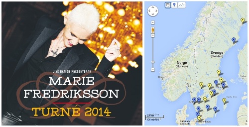 Marie Fredriksson Turne 2014